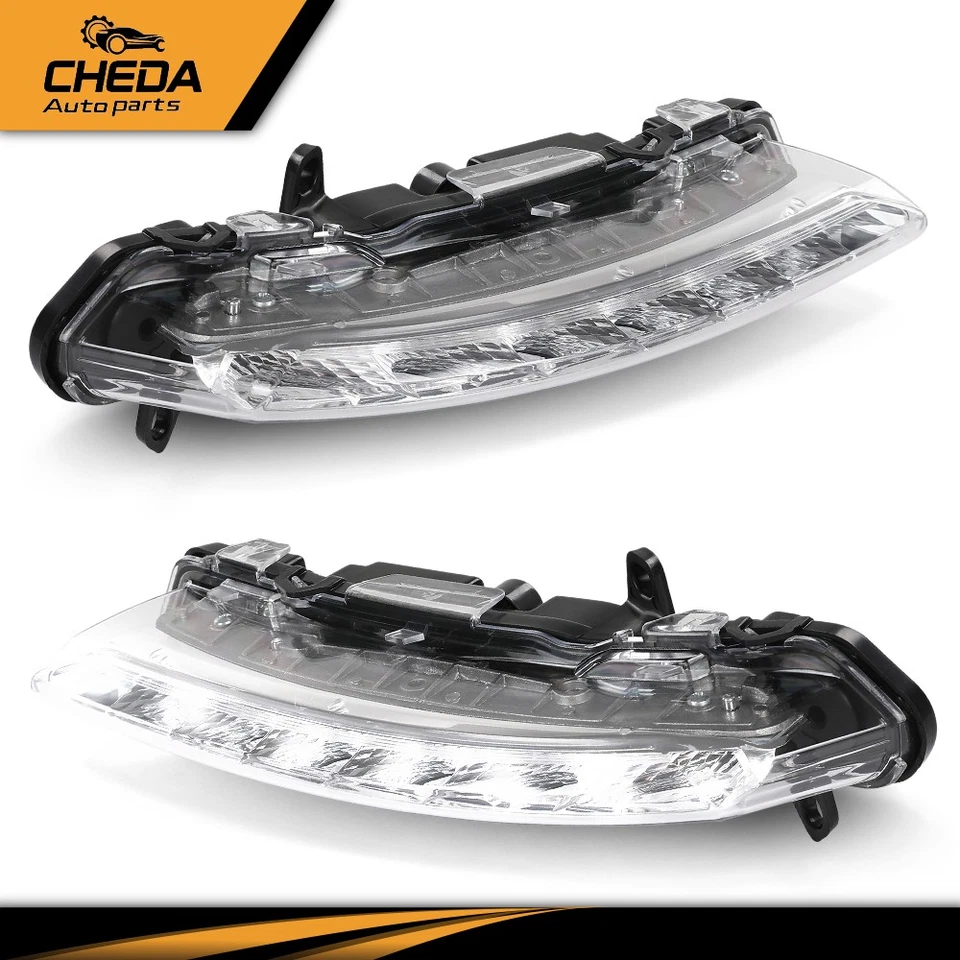 Luces antiniebla de circulación diurna 1 par aptas para Mercedes-Benz S350 S550 2009-2013 Foto 1 de 4