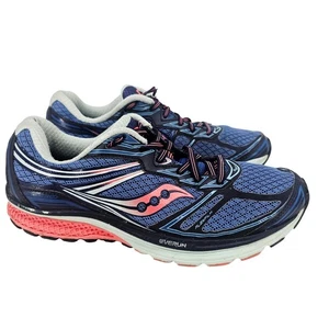 Saucony Guide 9 Everun Mujer Zapatos Tenis Talla 9 Correr Atlético Azul Rosa - Imagen 1 de 9