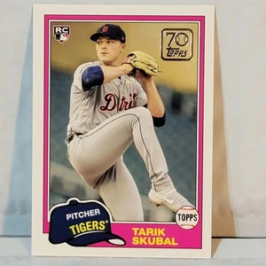 2021 Topps 70 years Tarik Skubal RC 70YT-31 1981 Style Tigers - Picture 1 of 2