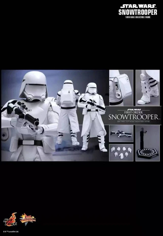 Figura 1/6 Hot Toys Star Wars: El Despertar de la Fuerza Primera Orden Snowtrooper MMS321 Foto 1 de 1