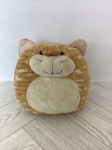 Jellycat Medium Furball Kitty - Ginger Cat Ball Vintage Partial Tags 12"#S - Picture 1 of 7