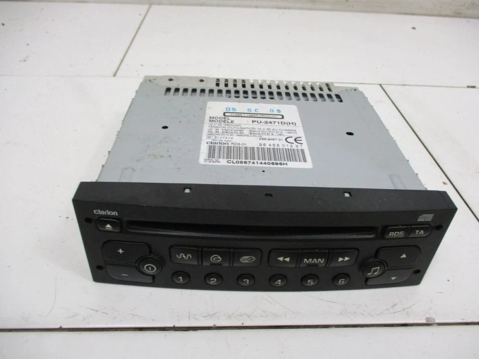 CD-Radio passt für CITROEN C8 (EA_, EB_) 2.0 96488012XT - Bild 1 von 4
