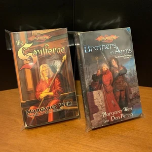 DragonLance: Complete Raistlin Chronicles: The Soulforge & Brothers in Arms Lot - Picture 1 of 5