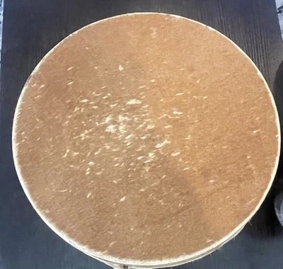 Authentic Native American Drum Deer Skin Rabbit Fur. ESTATE FIND. SHIPS FAST! - Image 1 of 4