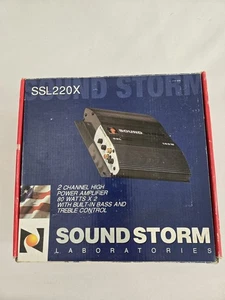 Sound Storm Laboratories SSL 320X Power Amplifier 2 Channel  80 Watts Not Tested - Picture 1 of 5