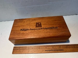 Vintage Tabacalera Cigar Box Humidor Philippines Commercial & Industrial Bank - Picture 1 of 9