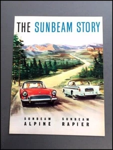 1961 1962 Sunbeam Story Alpine Rapier Vintage Car Sales Brochure Catalog - Picture 1 of 6