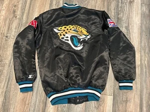 Jacksonville Jaguars 2018 Starter Satin Jacket London Game Men’s Small Nice - Bild 1 von 21