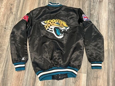 Jacksonville Jaguars 2018 Starter Satin Jacket London Game Men’s Small Nice - Image 1 of 4