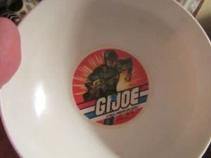 Vintage Hasbro GI Joe Plastic Bowl Made By Deka Plastics  Cereal Retro 80’s Hero - Picture 1 of 3
