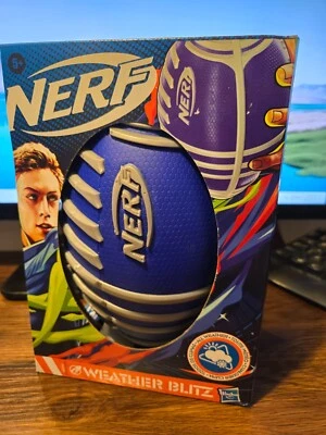 NERF Weather Blitz Football - Blue NEW, Sealed - Image 1 of 4