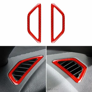 Side Air Outlet Vent Sticker Red Carbon Fiber For Subaru BRZ Toyota 86 2012-2020 - Picture 1 of 5