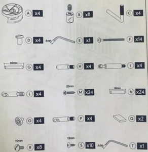 Mothercare Lulworth Cot Bed Fixing - Part B x 1 - Picture 1 of 1