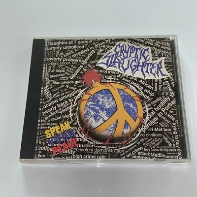 CRYPTIC SLAUGHTER : Speak Your Peace (CD 1990) Metal Blade Fast Combined Ship - Image 1 of 4