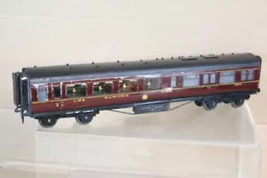 EXLEY O GAUGE LMS MAROON 3ème CLASSE AUTOCAR DE SALLE À MANGER 10477 oi - Photo 1 sur 11