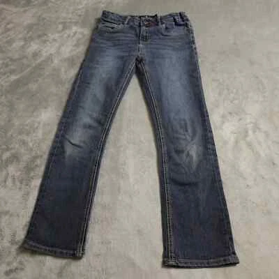 Pantalones deportivos Lucky Brand Ava Bootcut para niñas talla 10 azul denim tiro medio Foto 1 de 4