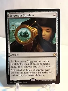 MTG Magic the Gathering Sorcerous Spyglass (248p/130) Ixalan Promos NM Rare - Picture 1 of 2