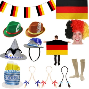 GERMAN OKTOBERFEST BEER FESTIVAL ACCESSORIES FANCY DRESS BAVARIAN GERMANY LOT - Picture 1 of 17