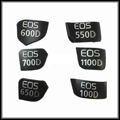 For Canon EOS 600D Camera Model Fuselage Body Nameplate Label Logo Replacement - Image 1 of 4