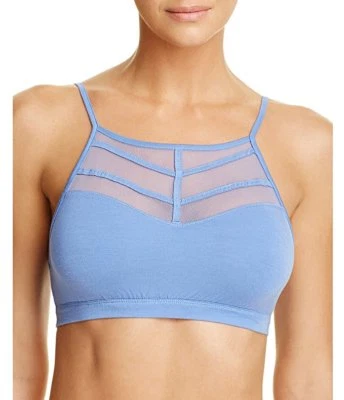 PJ Salvage Women's Emerald Bay High Neck Bralette Blue Small - Image 1 of 2