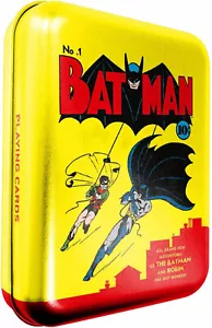 Cartamundi DC COMICS BATMAN #1 Playing Cards in Tin/Deck/Poker/Magic/Magician - Foto 1 di 1
