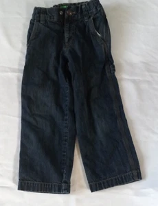 Old Navy Jeans Boys Sz 5T Painter Carpenter Style Adjustable Waist (18"-20") - Picture 1 of 12