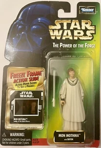 Star Wars Power of The Force Mon Mothma NEW SEALED FREE SHIPPING Kenner Hasbro - Picture 1 of 2