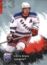 2007-08 Be A Player Rangers Hockey Card #128 Chris Drury