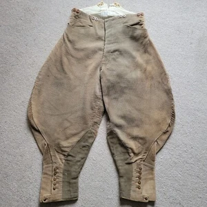 NAMED 1916 DATED WW1 OFFICERS BREECHES, BRITISH ARMY MILITARY UNIFORM BORDER REG - Picture 1 of 14