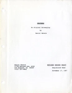 HEATHERS (Nov 17, 1987) Revised Second Draft film script by Daniel Waters - Picture 1 of 3