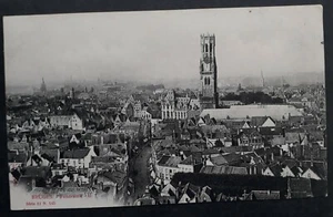 Undated Belgium Postcard-Panorama of Bruges Unused - Picture 1 of 2