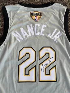 Larry Nance Jr. signiertes signiertes Cleveland Cavaliers Trikot PSA/DNA Kakao - Bild 1 von 4