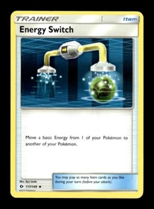 Pokemon Energy Switch 117/149 Sun & Moon - Picture 1 of 1