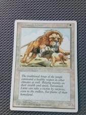 Mtg Savannah lions 4th edition magic the gathering