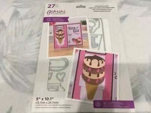 Juego de sellos y troqueles GEMINI By Crafters Companion Cascada Una cuchara extra Nuevo - Imagen 1 de 5