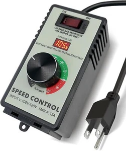 Motor eléctrico controlador de velocidad variable 4000 W para taladro ventilador reóstato CA 120 V - Imagen 1 de 8