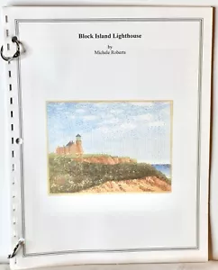 "Block Island Leuchtturm"" Michele Roberts Nadelstichmuster & Führung" - Bild 1 von 2