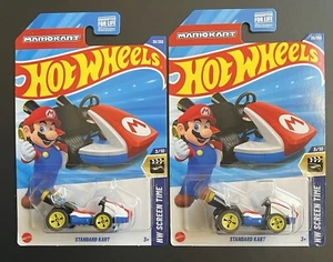 NEW 2025 Hot Wheels - HW Screen Time - Mario Kart Standard *SET / LOT OF 2!* - Picture 1 of 6