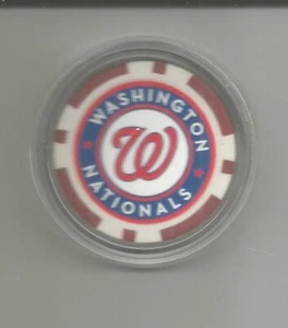 2016 Washington Nationals Baseball Las Vegas Plastic-Encased Poker Chip REDUCED! - Picture 1 of 2