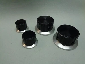 Knob, Linear Amplifier, 6mm shaft, pulled from a Sigma RF linear, Set of 4 - Picture 1 of 4