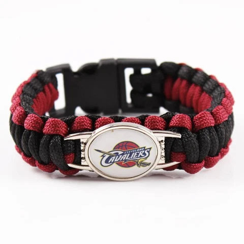 CLEVELAND CAVALIERS PARACORD BRACELET - NBA BASKETBALL Cover