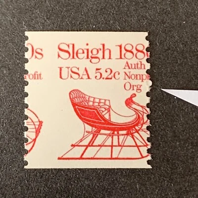 1/236 US stamps Scott 1900 5.2c Major Perf Shift Errors MNHOG EFO - Image 1 of 2