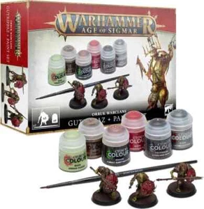 Warhammer Age of Sigmar: Orruks Warclans Gutrippaz Juego de Pintura Envoltura Retráctil - Imagen 1 de 1