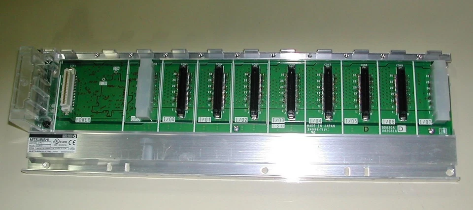 Used Nice QTY Available Mitsubishi MELSEC-Q Q38B 8 Slot Base Unit Rack T1 - Image 1 of 2