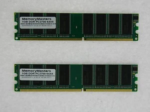 2GB (2X1GB) MEMORY FOR HP PAVILION A540.DK A540.FR A545C A545C-B A560.NL A600N - Picture 1 of 1