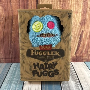 Fuggler 9" Fuggs peloso Sasquoosh blu divertente brutto mostro di Zuru - Foto 1 di 3