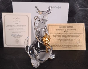 Lenox Disney Kanga Figurine - Winnie the Pooh & Friends Crystal Collection COA - Picture 1 of 22
