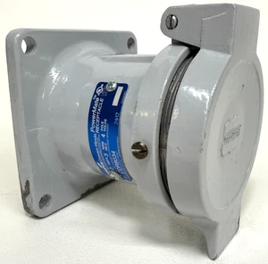 Crouse Hinds CDR6034 60Amp 3Wire 4 Pole 600VAC Body Grounded Receptacle - Picture 1 of 12