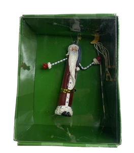 Department 56 Lollysticks Santa Ornament Santa Moon Shooting Stars Stick NEW - Picture 1 of 7