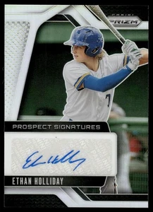 2025 Panini Prizm Baseball ETHAN HOLLIDAY Prospect Signatures Auto #PS-EN - Bild 1 von 2